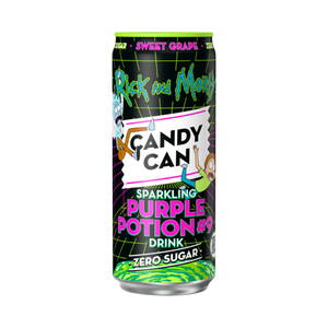 Candy Can sugar-free carbonated lemonade with grape flavor 330ml