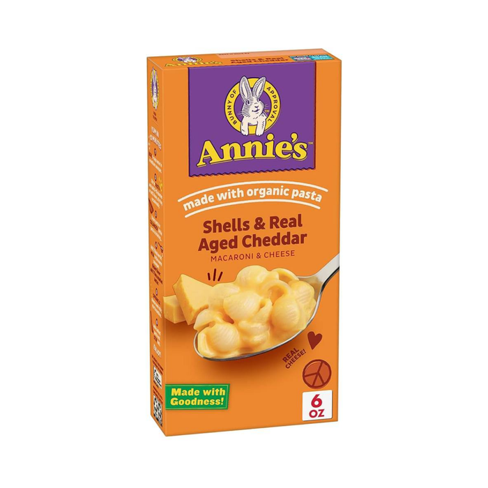Annies Mac & Cheese Real Aged Cheddar Shells 170gr