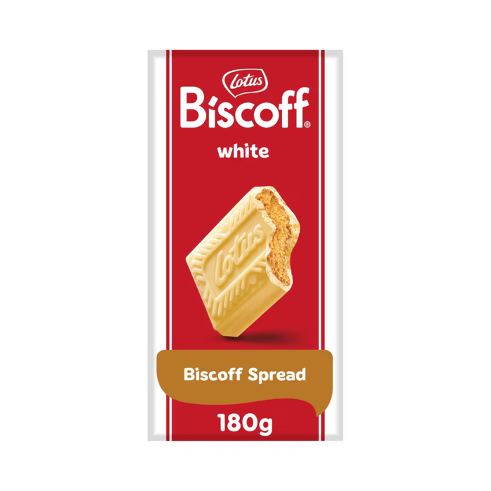 Lotus Biscoff Spread Filled White Chocolate 180g