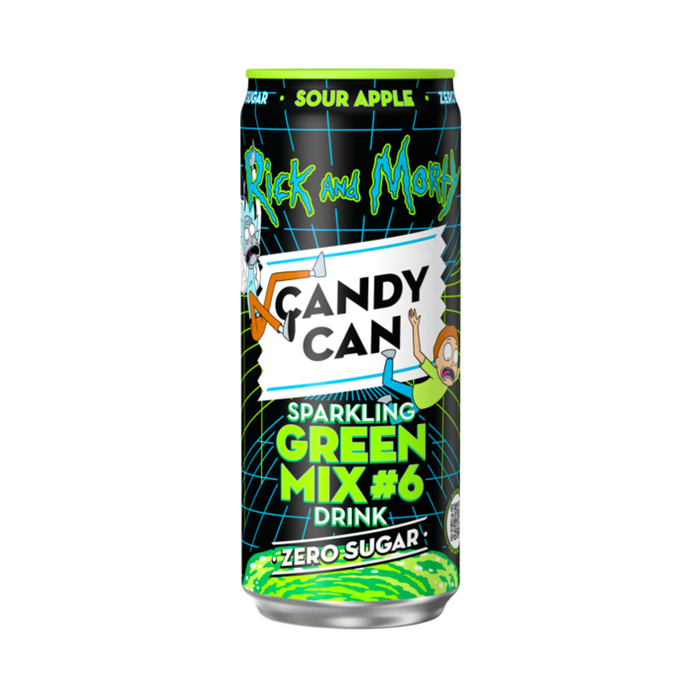 Candy Can carbonated lemonade without sugar with apple flavor 330ml