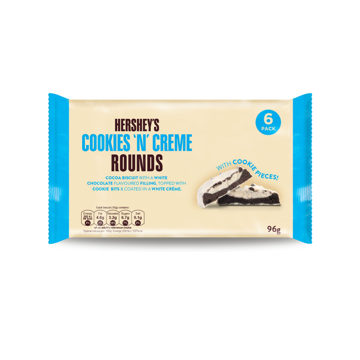 Hershey's Cookies 'n Creme Rounds 6PK 96gr