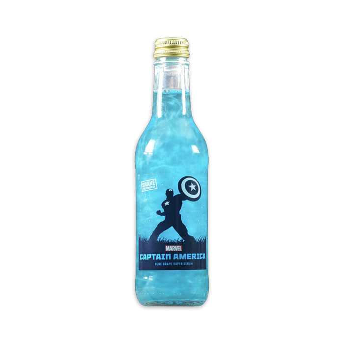 Marvel Captain America Super-Soldier Blue Grape Sugar Free 330 ml