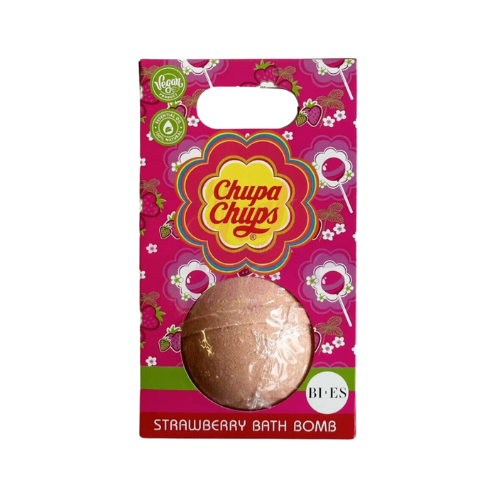 Chupa Chups Bath Bomb με άρωμα Φράουλα 165g