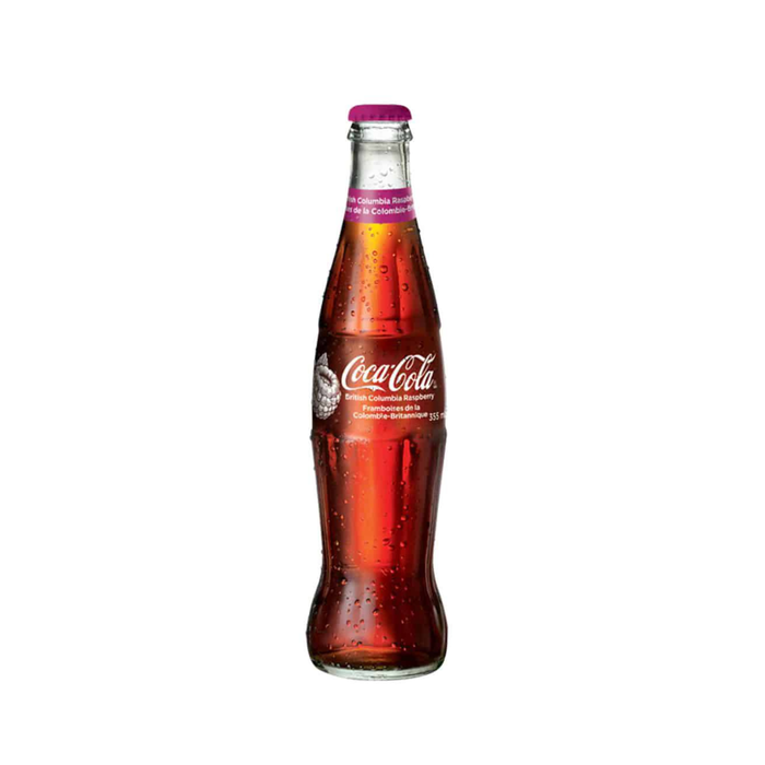 Coca Cola British Columbia Raspberry Glass 355ML