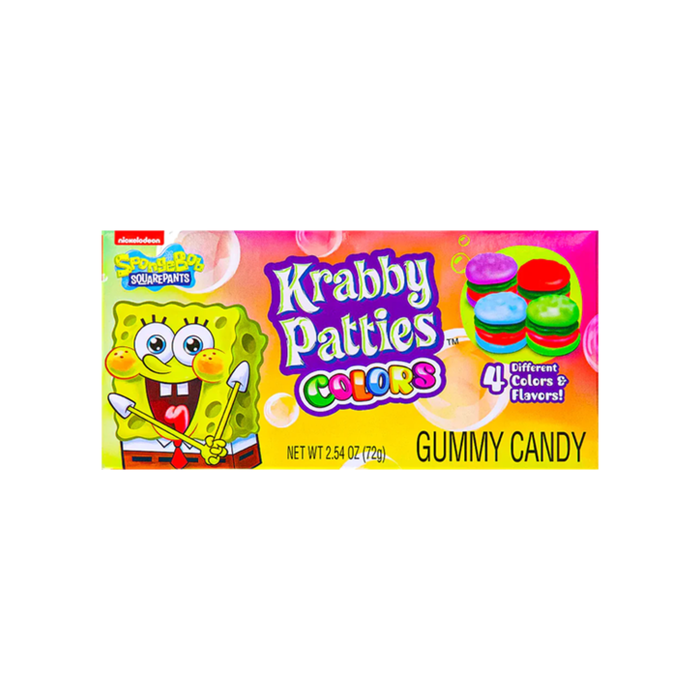 Spongebob Krabby Patties Colors Theater Box 72gr