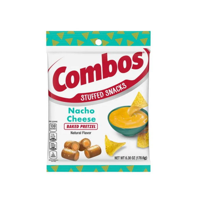 Combos Pretzels With Nacho Cheese Flavor Filling 178.6 g