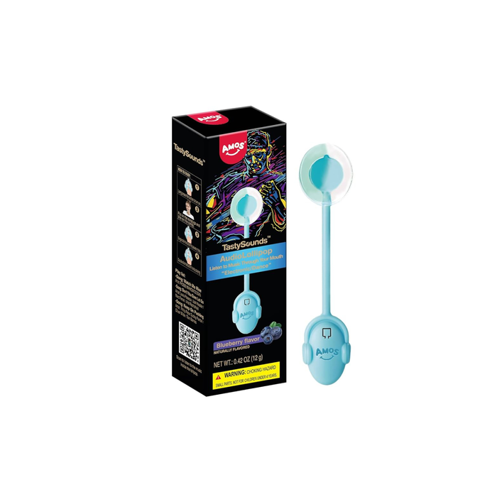 Lollipop Blueberry Flavor With Music-Rock Music 16GR