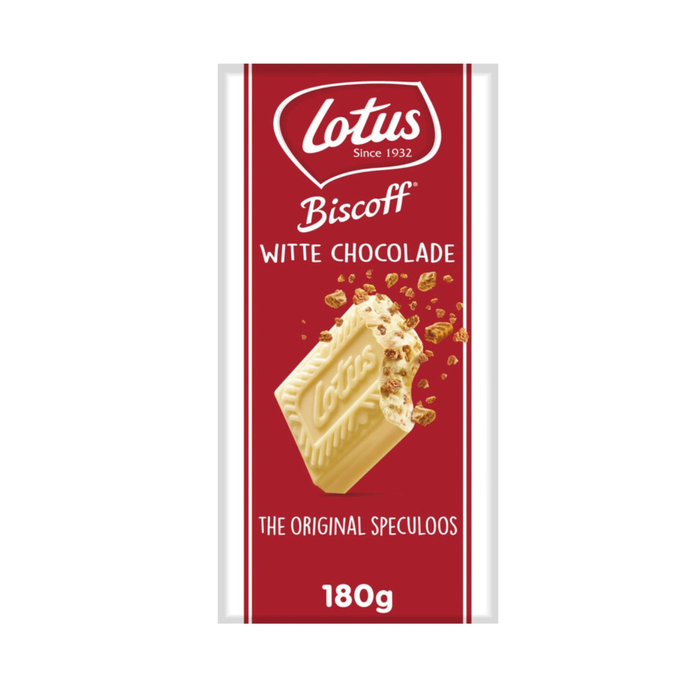 Lotus Biscoff Crunchy Pieces White Chocolate 180g