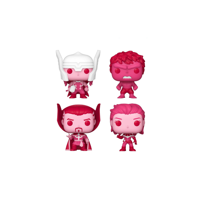 Funko 4 Pack Pocket Pop Marvel Classic- Happy Valentines Day Box Vinyl
