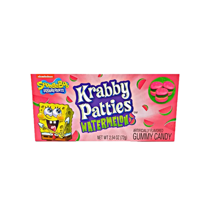 Candy Spongebob Krabby Patties Watermelon Theater Box 72GR