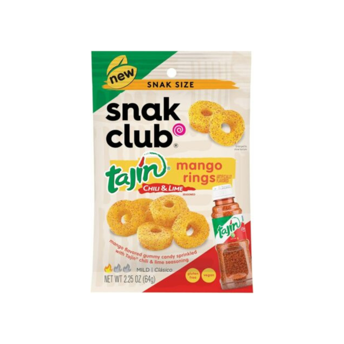 Snak Club Tajin Mango Rings 64gr