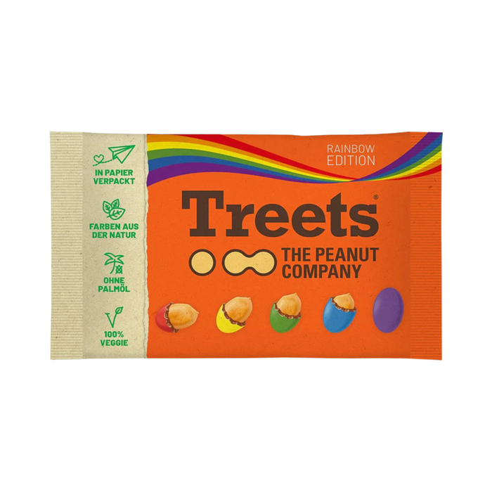 Treets Peanuts Rainbow 185gr