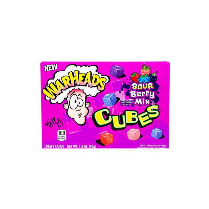 Warheads Berry Cubes Theatre Box 99g